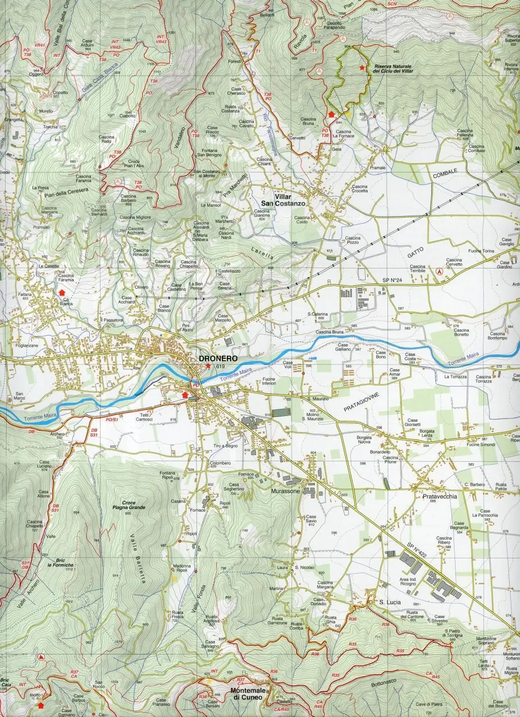 Bild: 9788897465324 | Bassa Valle Varaita - Bassa Valle Maira 1 : 25 000 | (Land-)Karte