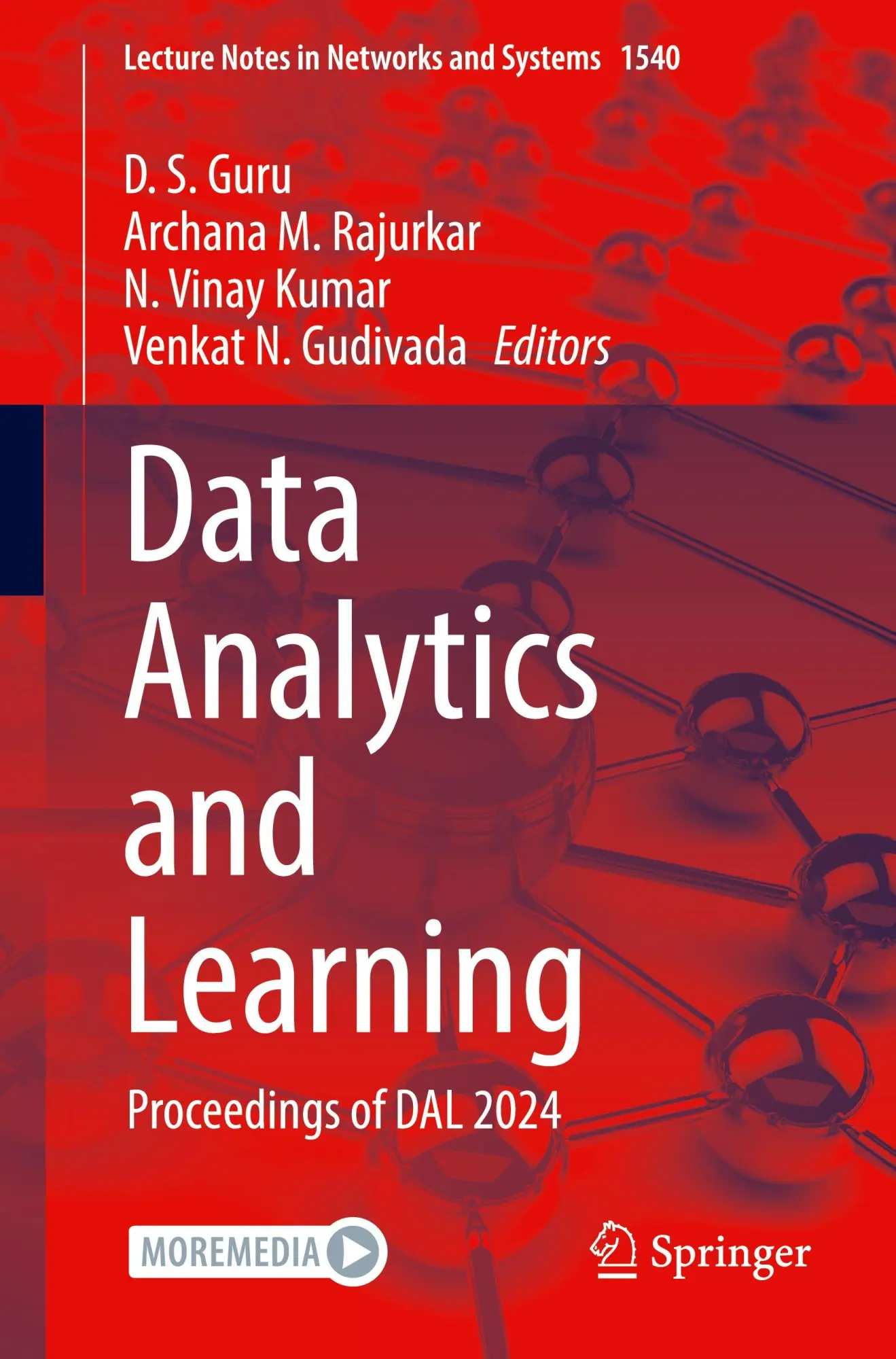 Cover: 9789819695324 | Data Analytics and Learning | Proceedings of DAL 2024 | Guru (u. a.)