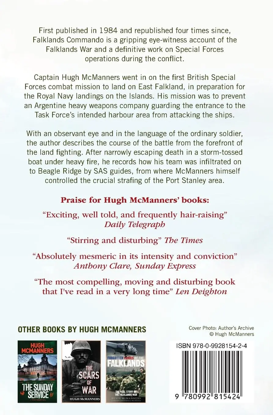 Rückseite: 9780992815424 | Falklands Commando | Hugh McManners | Taschenbuch | Englisch | 2024