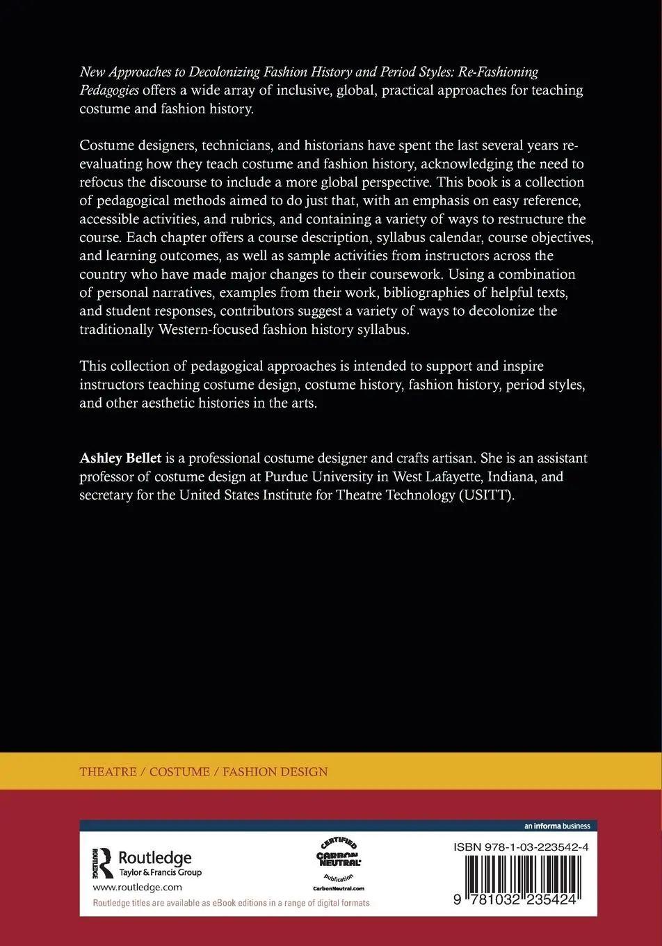 Rückseite: 9781032235424 | New Approaches to Decolonizing Fashion History and Period Styles