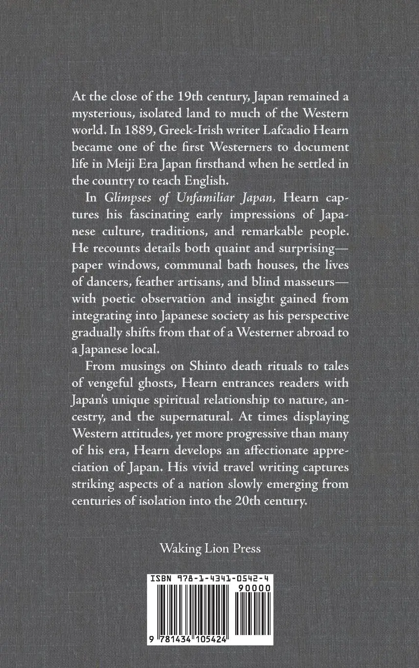 Rückseite: 9781434105424 | Glimpses of Unfamiliar Japan | Lafcadio Hearn | Buch | Englisch | 2024