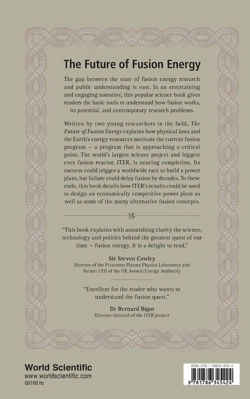 Rückseite: 9781786345424 | FUTURE OF FUSION ENERGY, THE | Jason Parisi &amp; Justin Ball | Buch
