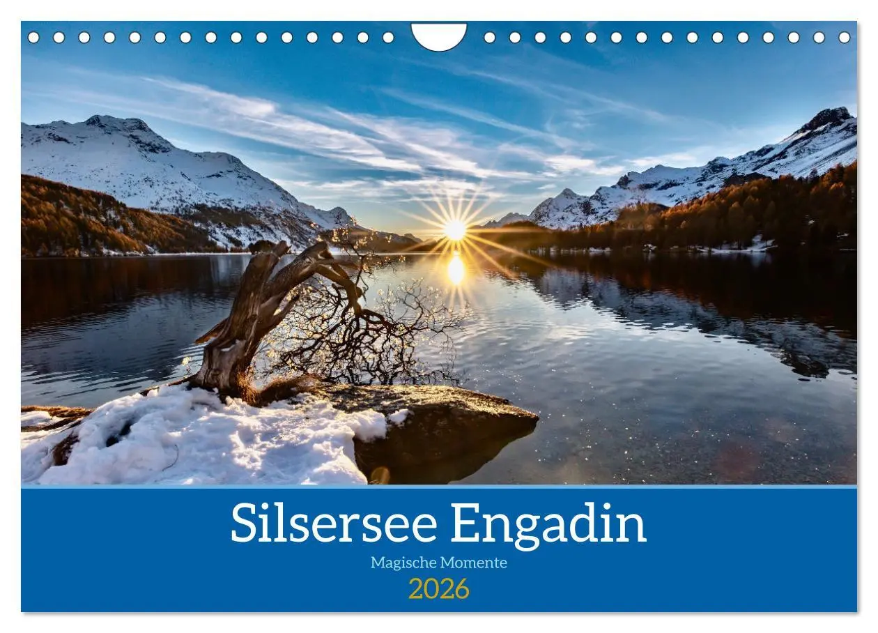 Cover: 9783457535424 | Silsersee Engadin (Wandkalender 2026 DIN A4 quer), CALVENDO...