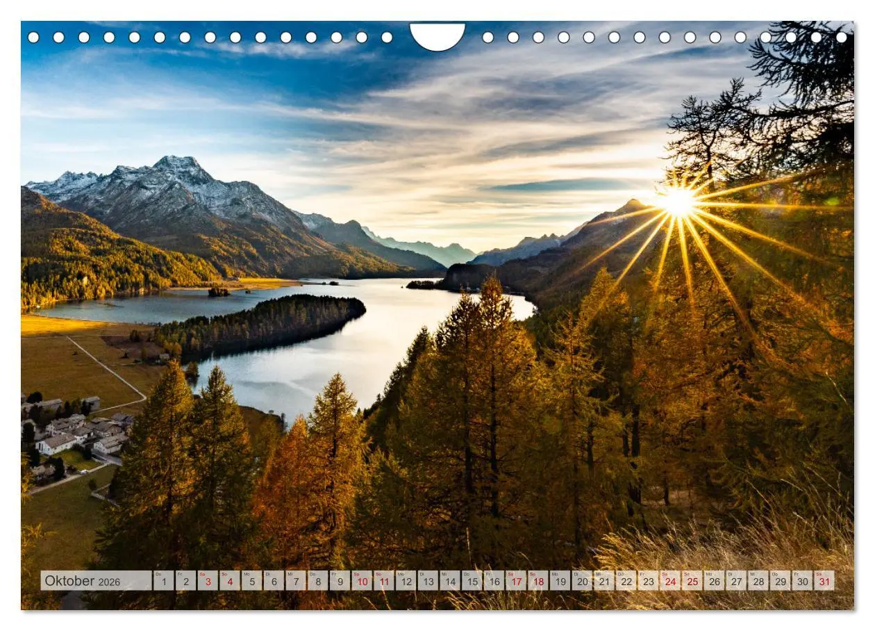 Bild: 9783457535424 | Silsersee Engadin (Wandkalender 2026 DIN A4 quer), CALVENDO...