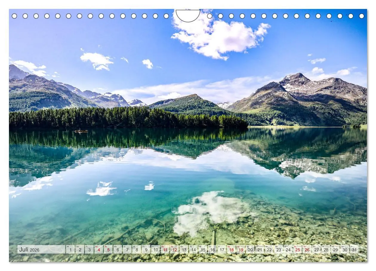Bild: 9783457535424 | Silsersee Engadin (Wandkalender 2026 DIN A4 quer), CALVENDO...