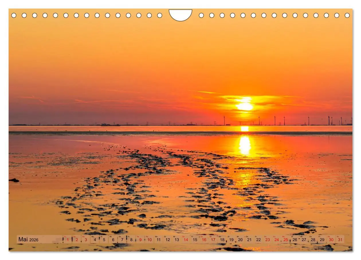 Bild: 9783457605424 | Nordsee - Sehnsuchtskalender zu Strand und Meer (Wandkalender 2026...