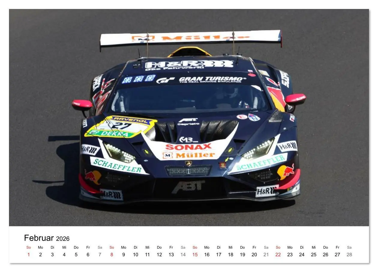 Bild: 9783516175424 | Motorsport aus Sant'Agata (Wandkalender 2026 DIN A4 quer), CALVENDO...