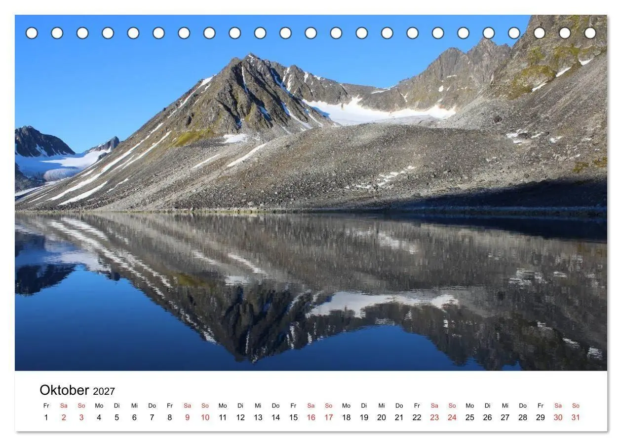 Bild: 9783594155424 | Svalbard 2027 (Tischkalender 2027 DIN A5 quer), CALVENDO...