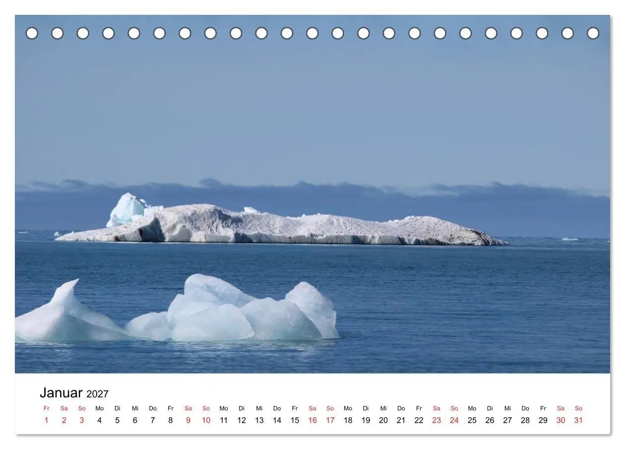 Bild: 9783594155424 | Svalbard 2027 (Tischkalender 2027 DIN A5 quer), CALVENDO...