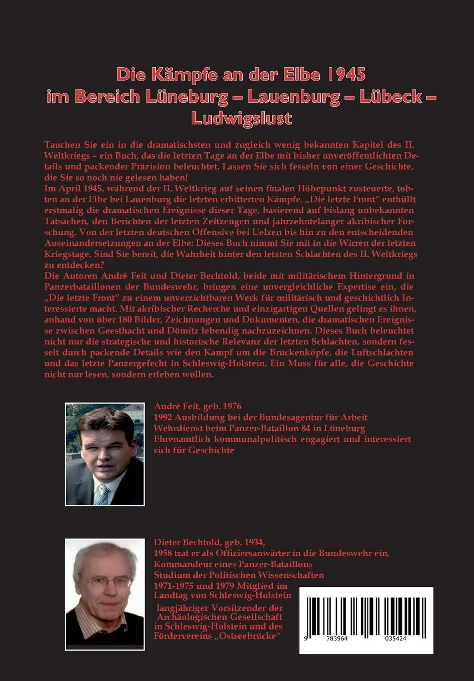 Rückseite: 9783964035424 | Die letzte Front | Dieter Bechtold (u. a.) | Taschenbuch | 348 S.