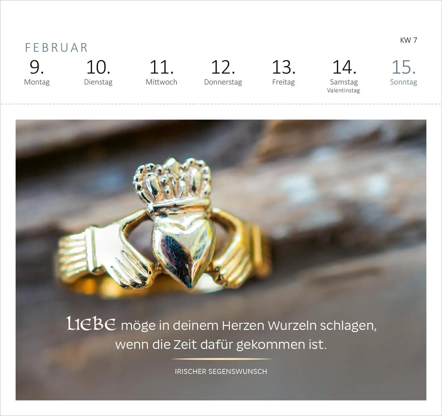 Bild: 4014489135524 | Postkartenkalender Irische Segenswünsche 2026 | Kalender | 108 S.