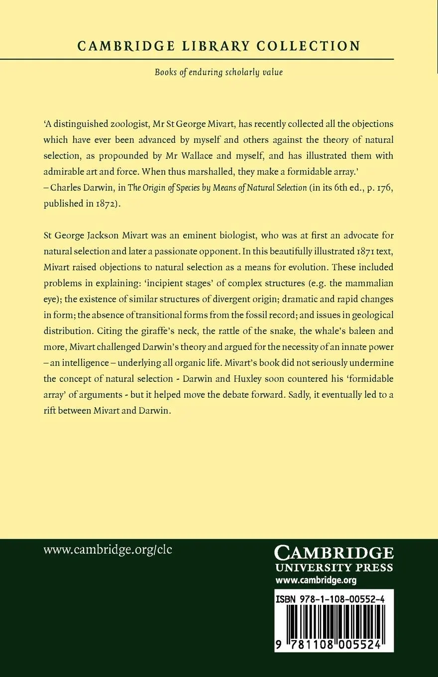 Rückseite: 9781108005524 | On the Genesis of Species | St George Jackson Mivart | Taschenbuch