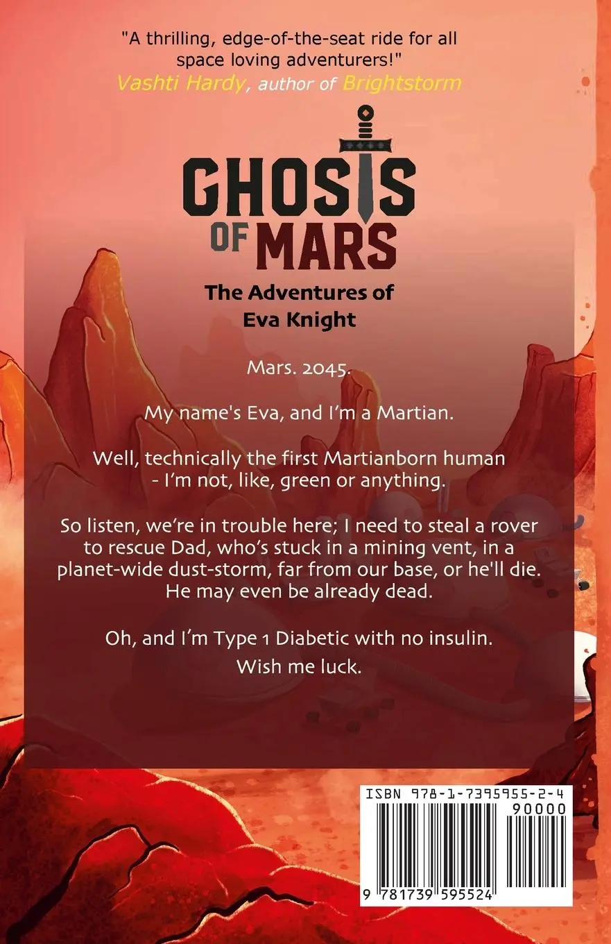 Rückseite: 9781739595524 | Ghosts of Mars | The Adventures of Eva Knight | Stuart White | Buch