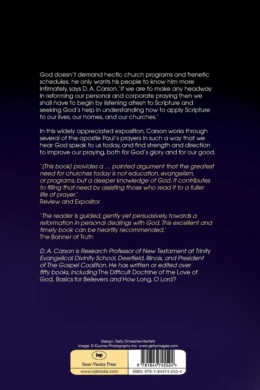 Rückseite: 9781844745524 | A Call to Spiritual Reformation | Priorities From Paul And His Prayers