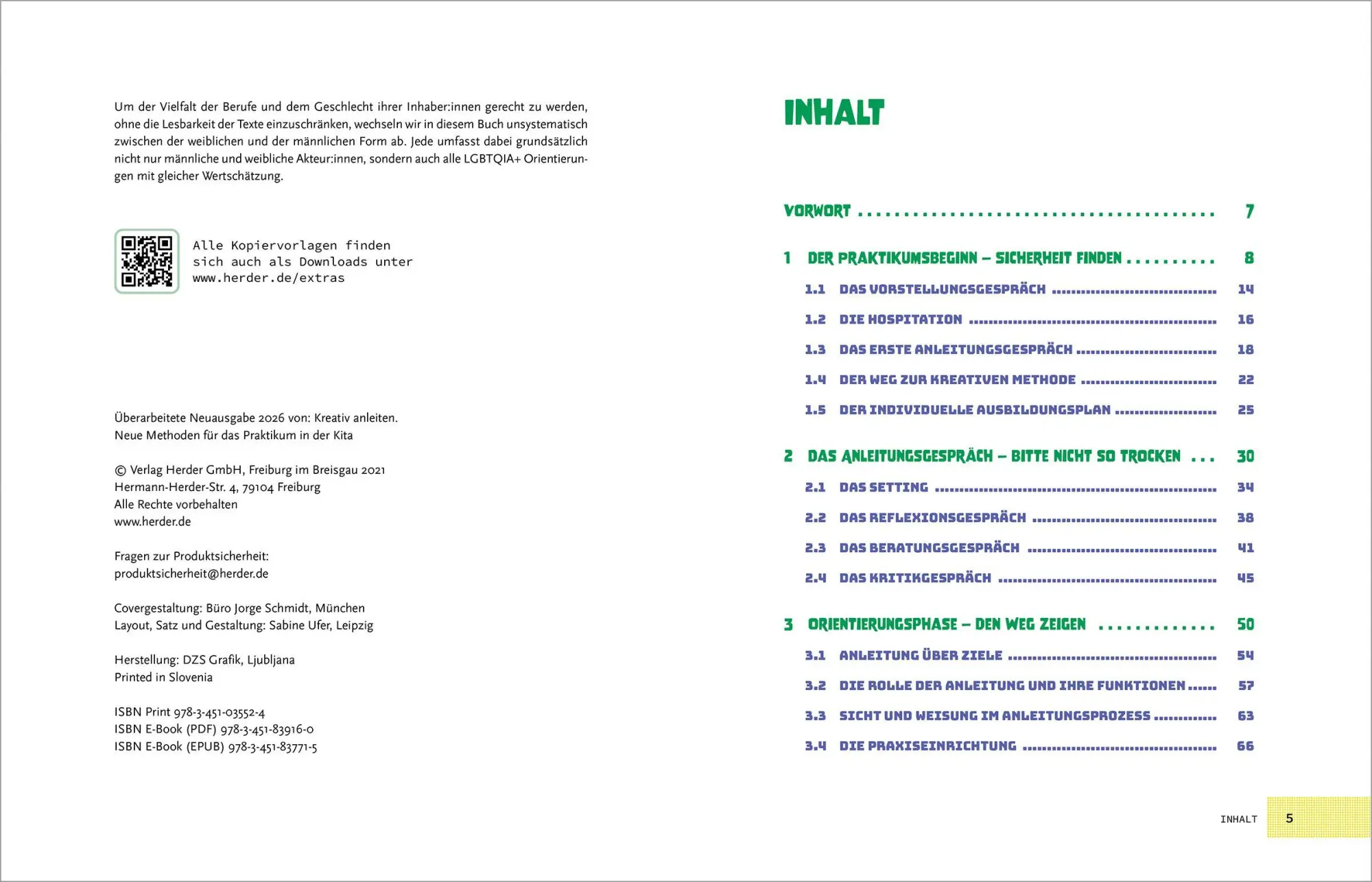 Bild: 9783451035524 | Kreativ anleiten in der Kita | Neue Methoden für das Praktikum | Buch