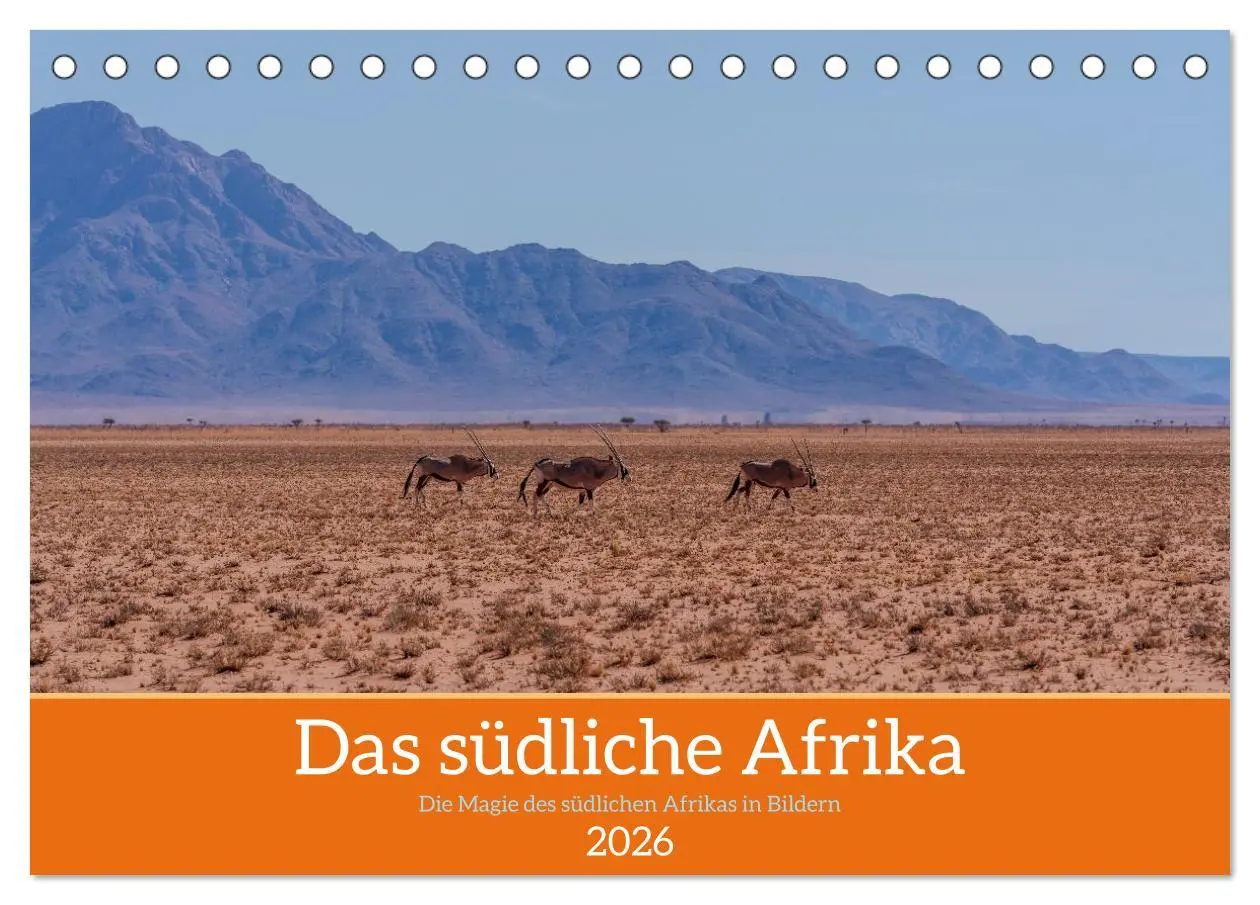 Cover: 9783516235524 | Das südliche Afrika 2026 (Tischkalender 2026 DIN A5 quer), CALVENDO...