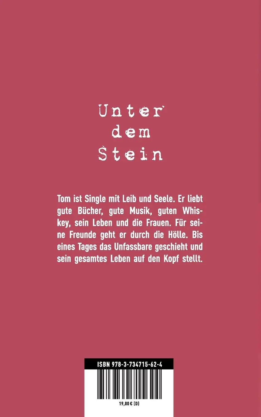 Rückseite: 9783734715624 | Unter dem Stein | Jörg Hilge | Taschenbuch | 524 S. | Deutsch | 2023