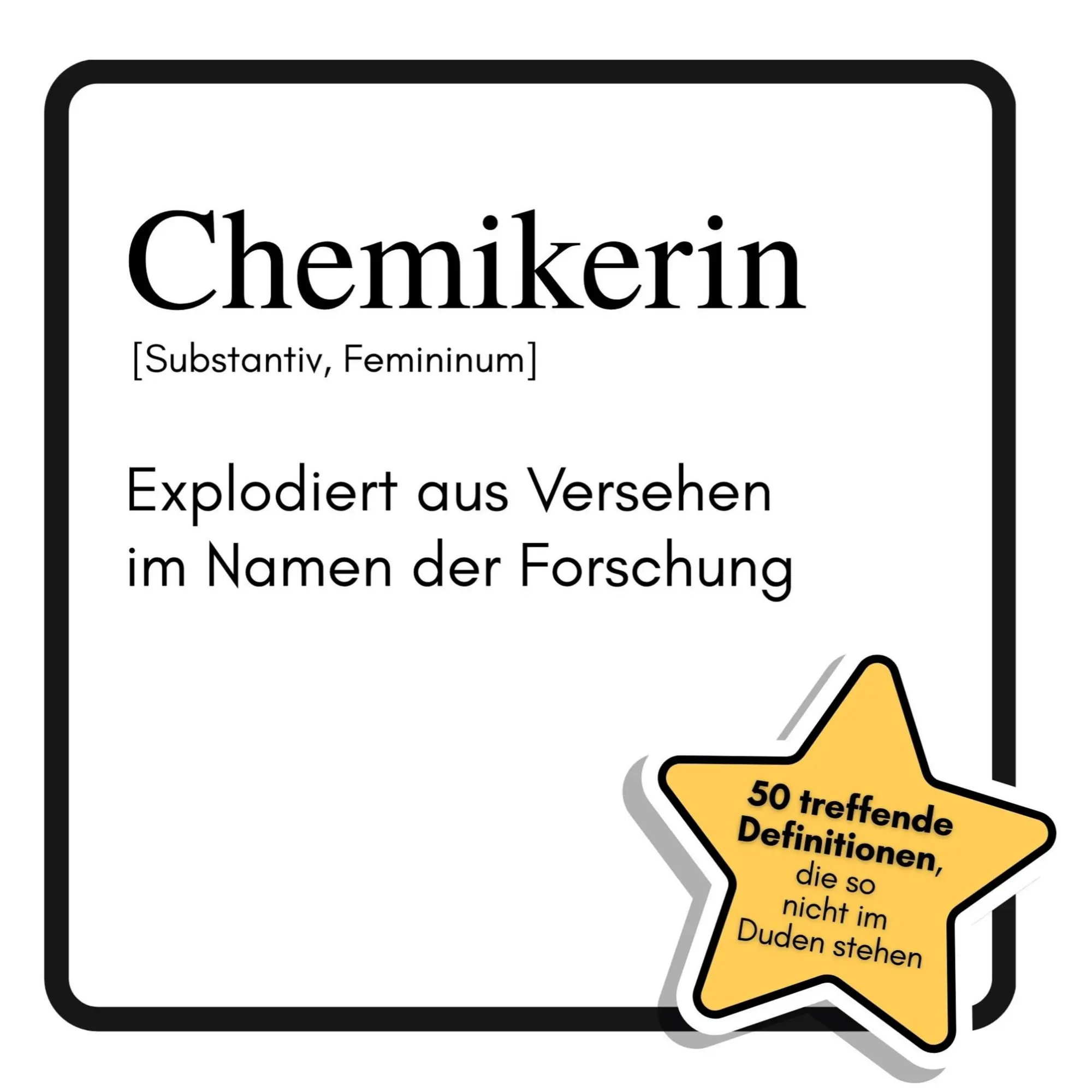 Cover: 9783759185624 | Chemikerin | Explodiert aus Versehen im Namen der Forschung | Schulz