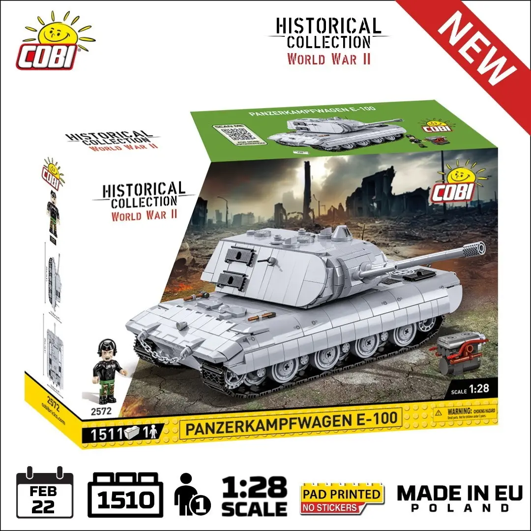 Cover: 5902251025724 | COBI Historical Collection 2572 - Panzerkampfwagen e-100 | 2572 | 2023