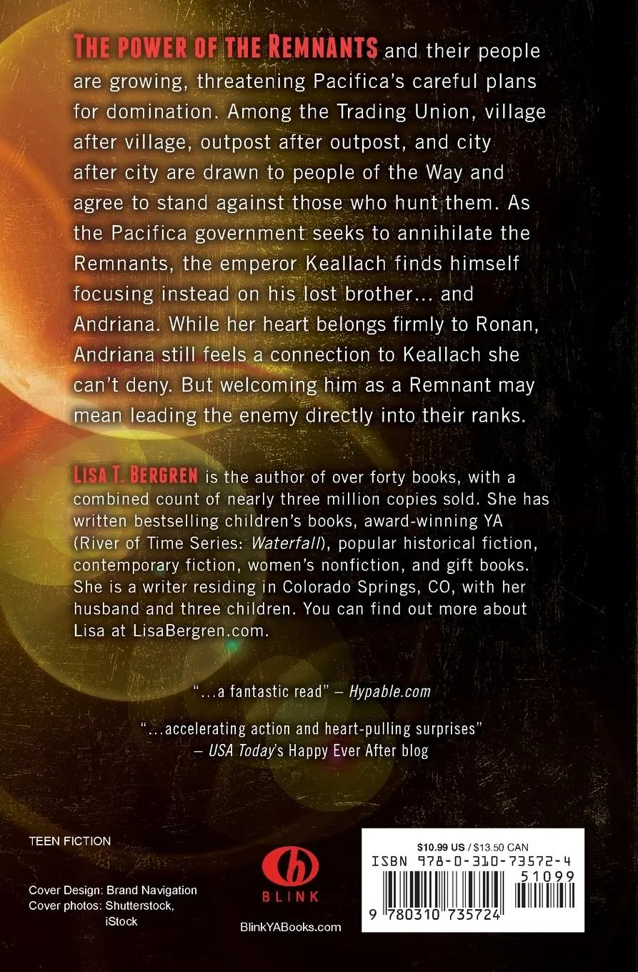 Rückseite: 9780310735724 | Remnants | Season of Glory | Lisa Tawn Bergren | Taschenbuch | 2017