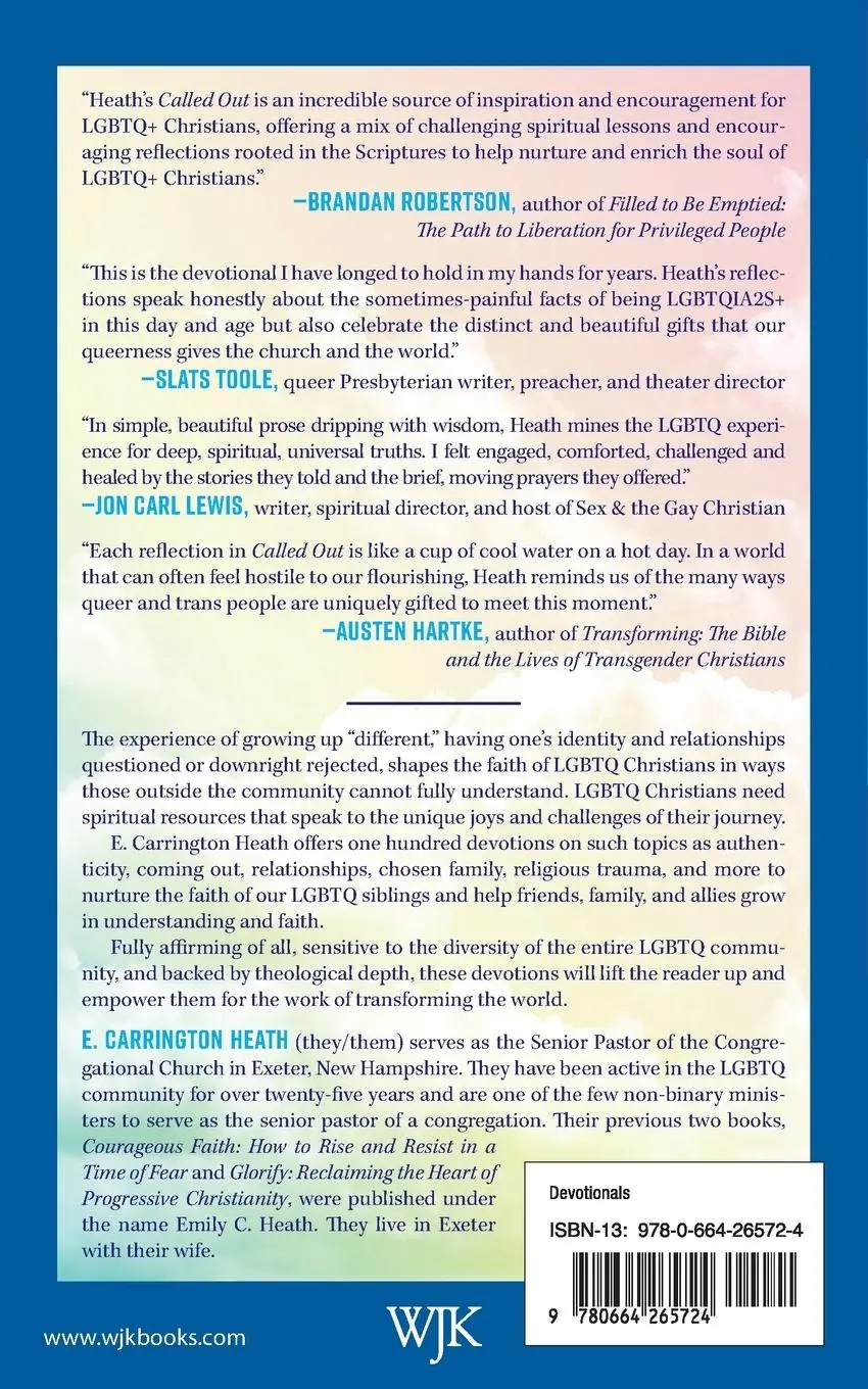 Rückseite: 9780664265724 | Called Out | E. Carrington Heath | Taschenbuch | Englisch | 2022