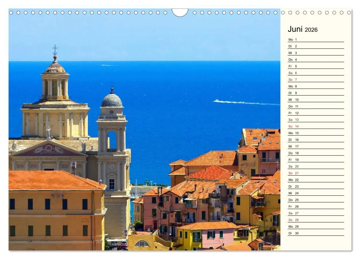 Bild: 9783457985724 | Ligurien - Berge und Meer (Wandkalender 2026 DIN A3 quer), CALVENDO...