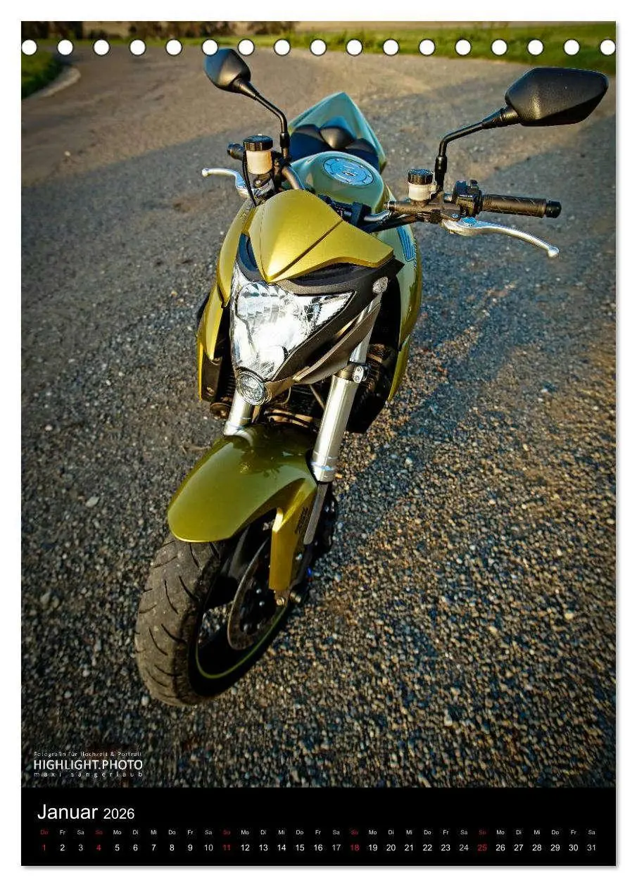 Bild: 9783516455724 | HONDA CB1000R (Tischkalender 2026 DIN A5 hoch), CALVENDO...