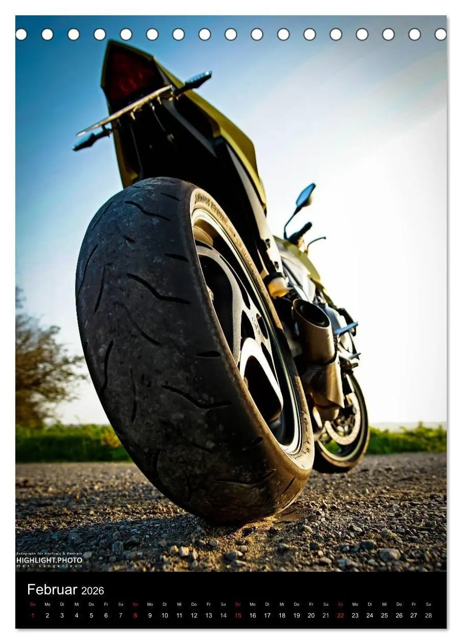 Bild: 9783516455724 | HONDA CB1000R (Tischkalender 2026 DIN A5 hoch), CALVENDO...