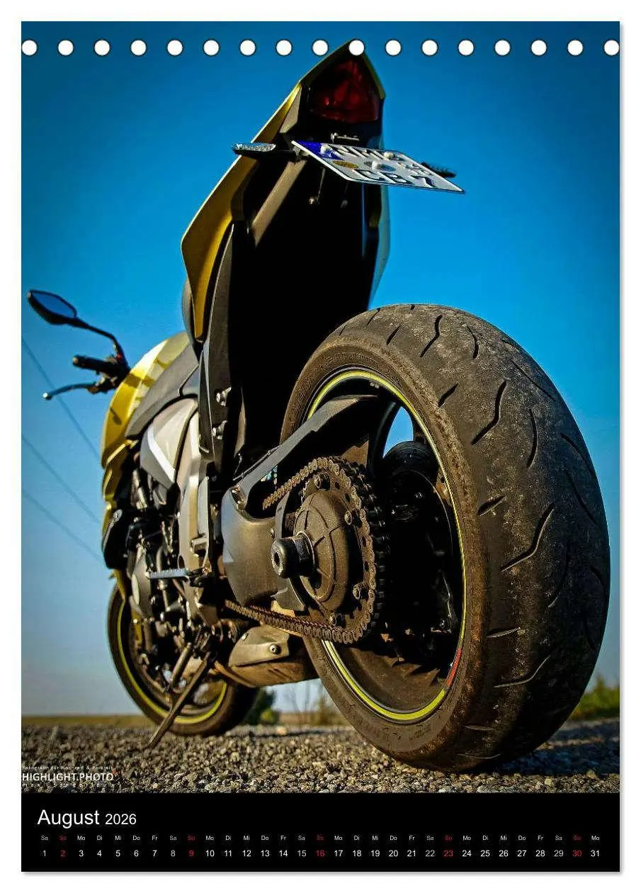 Bild: 9783516455724 | HONDA CB1000R (Tischkalender 2026 DIN A5 hoch), CALVENDO...