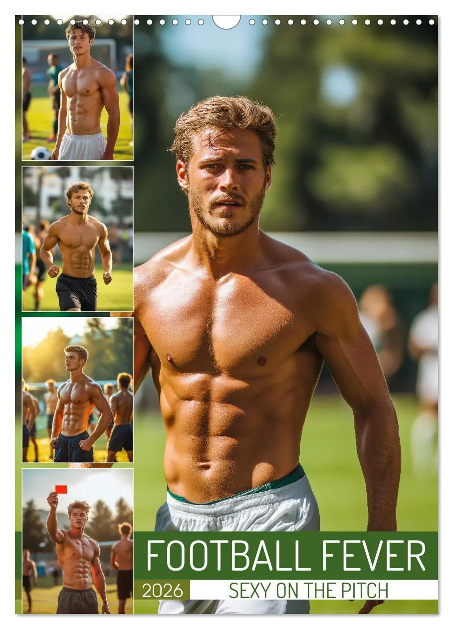 Cover: 9783516525724 | Football Fever - Sexy on the Pitch (Wall Calendar 2026 DIN A3...
