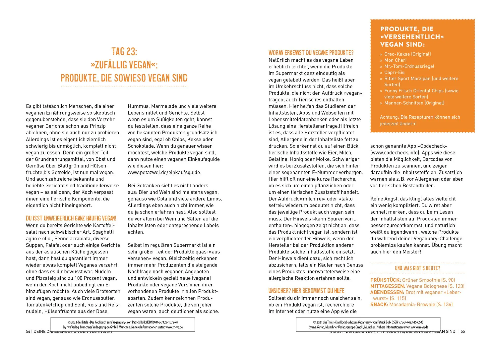 Bild: 9783742315724 | Das Kochbuch zum Veganuary | Patrick Bolk | Taschenbuch | 160 S.