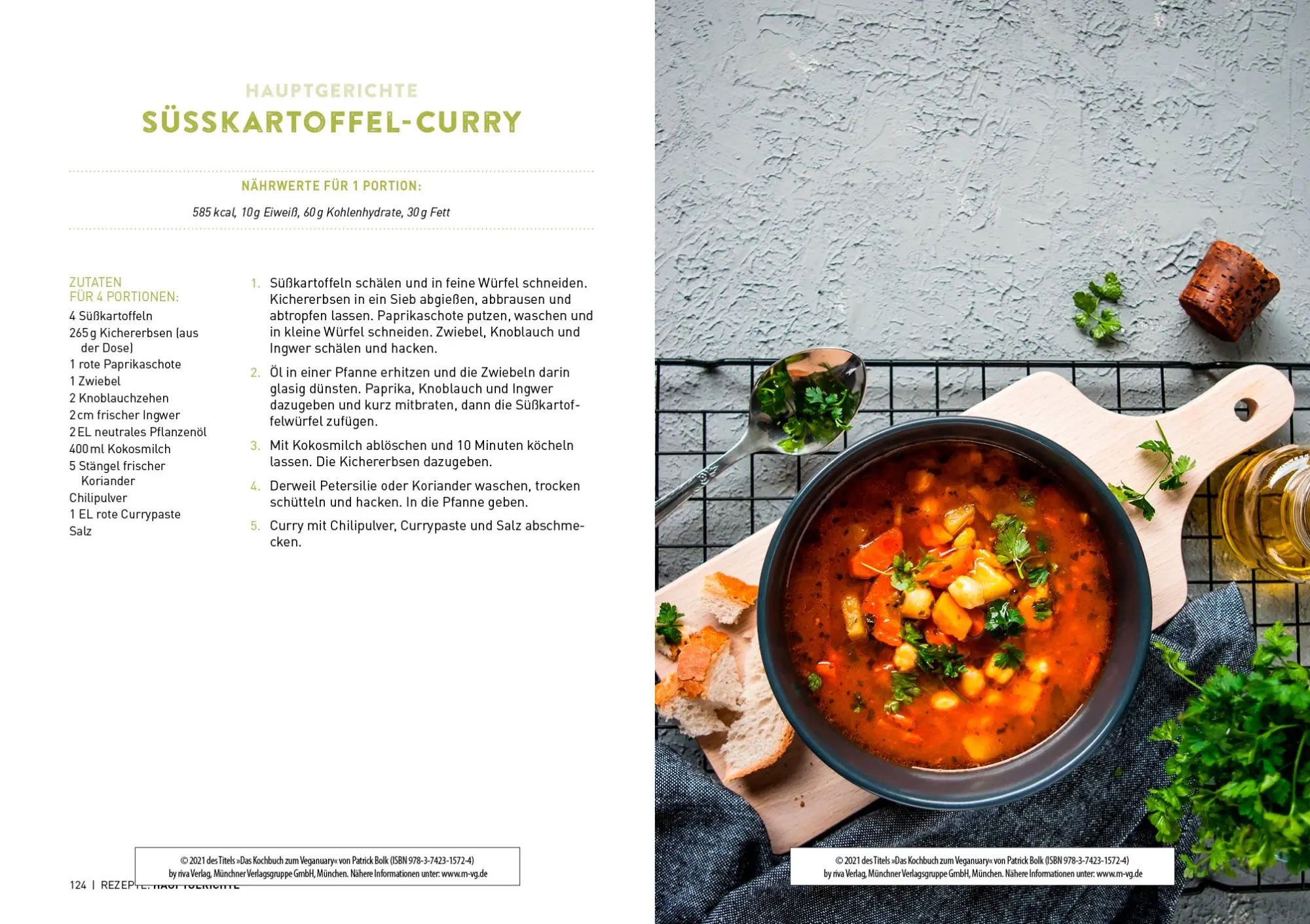 Bild: 9783742315724 | Das Kochbuch zum Veganuary | Patrick Bolk | Taschenbuch | 160 S.