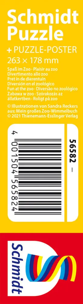Bild: 4001504565824 | Spaß im Zoo | Kinderpuzzle Graspappe Standard 3x48 Teile | Spiel