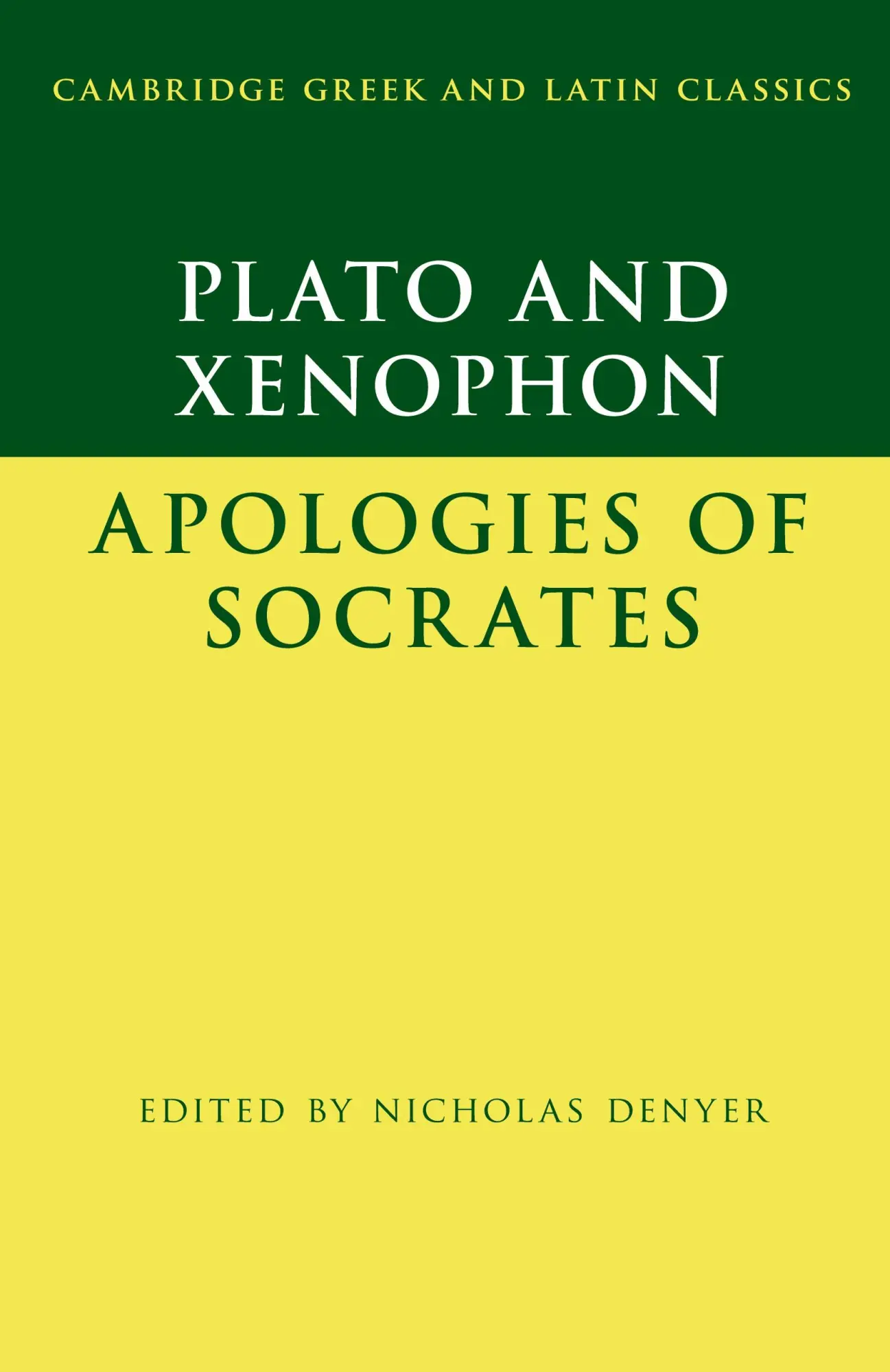 Cover: 9780521145824 | Plato | The Apology of Socrates and Xenophon: The Apology of Socrates