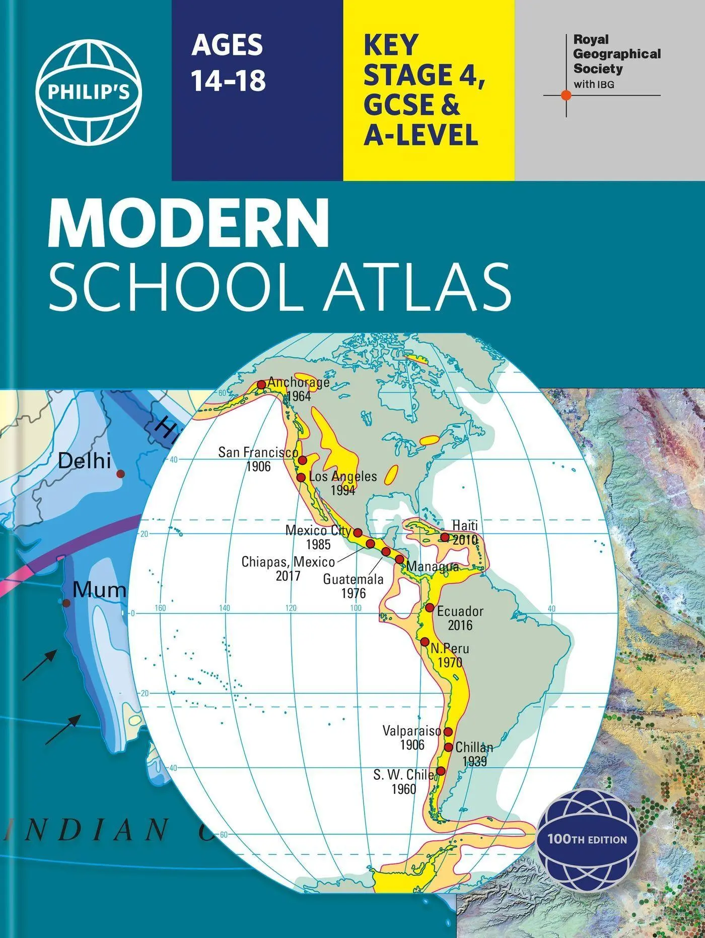 Cover: 9781849075824 | Philip's RGS Modern School Atlas | 100th edition | Philip'S Maps