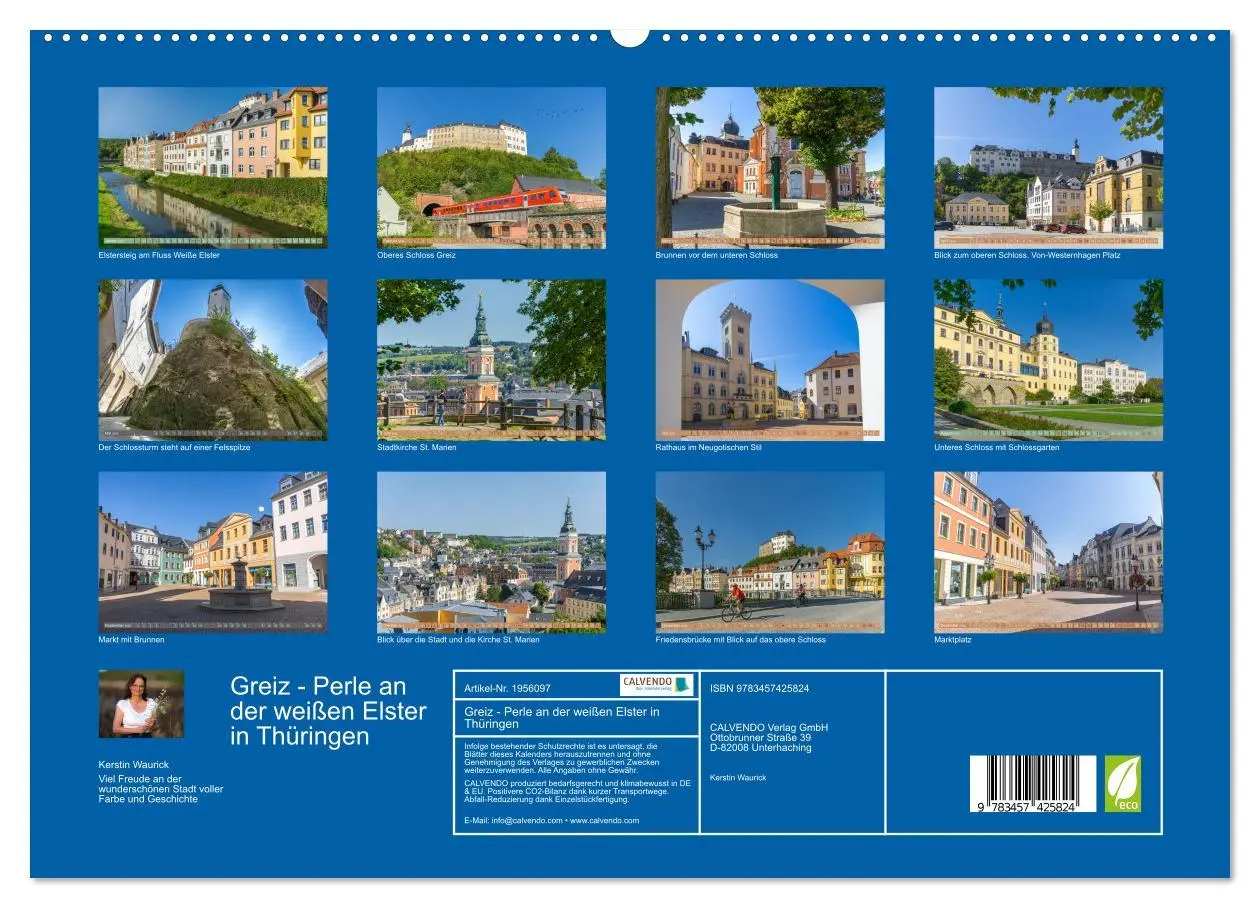 Bild: 9783457425824 | Greiz - Perle an der weißen Elster in Thüringen (hochwertiger...