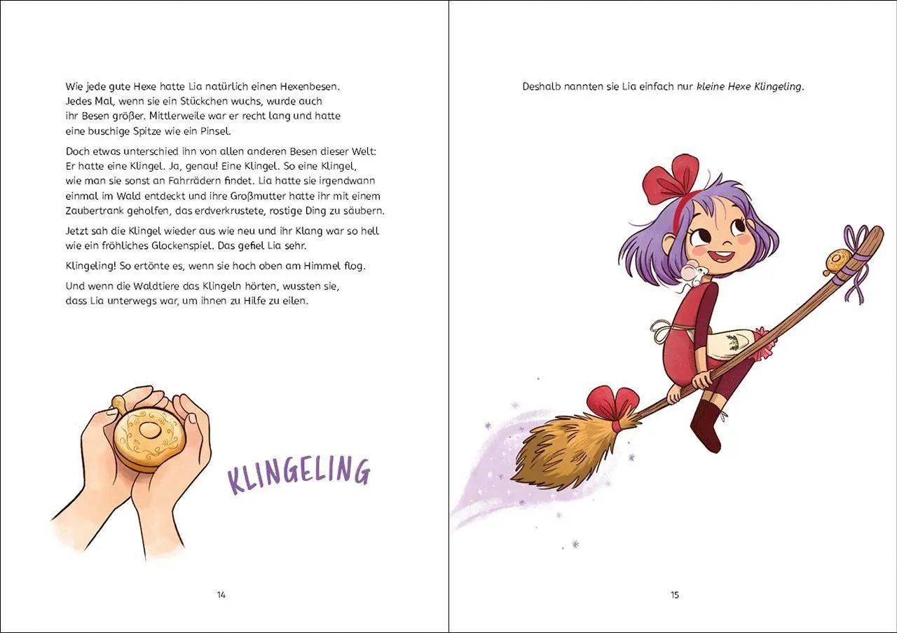 Bild: 9783743225824 | Die kleine Hexe Klingeling beschützt die Tiere | Alicia Teba | Buch