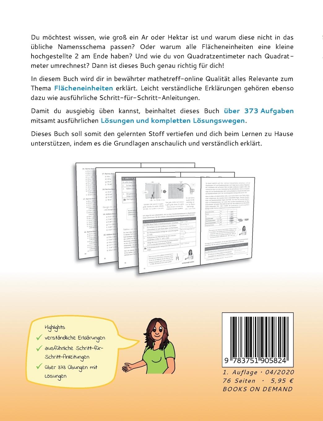 Rückseite: 9783751905824 | Flächeneinheiten | einfach erklärt | Christian Hensel | Taschenbuch