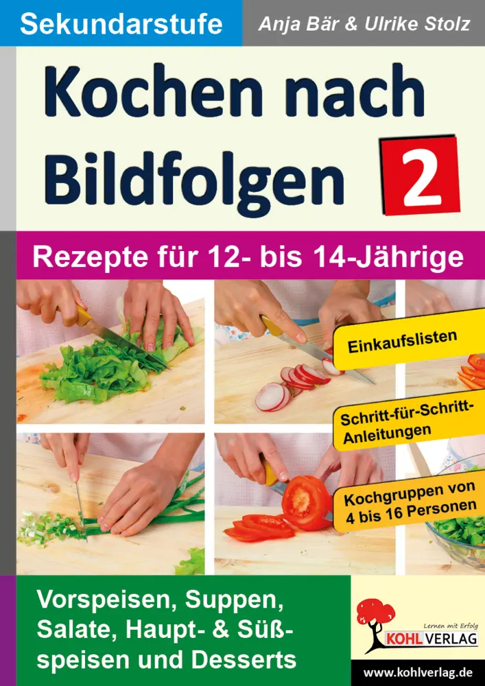 Cover: 9783956865824 | Kochen nach Bildfolgen.Bd.2 | Anja Bär (u. a.) | Taschenbuch | 64 S.
