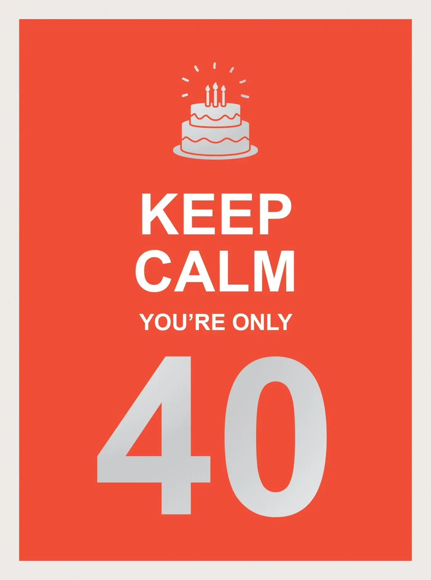 Cover: 9781787835924 | Keep Calm You're Only 40 | Summersdale | Buch | Gebunden | Englisch