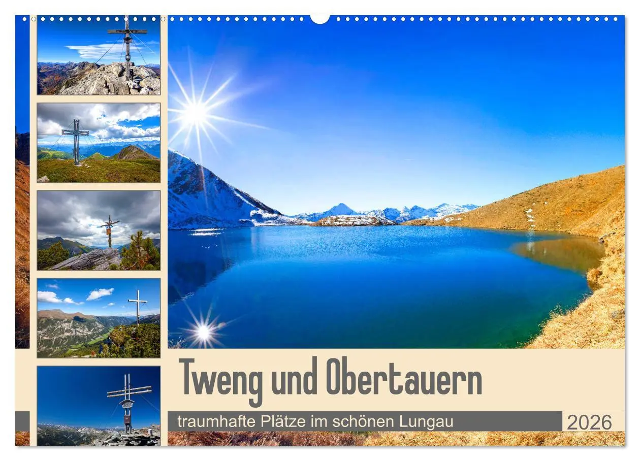 Cover: 9783457725924 | Tweng und Obertauern (Wandkalender 2026 DIN A2 quer), CALVENDO...