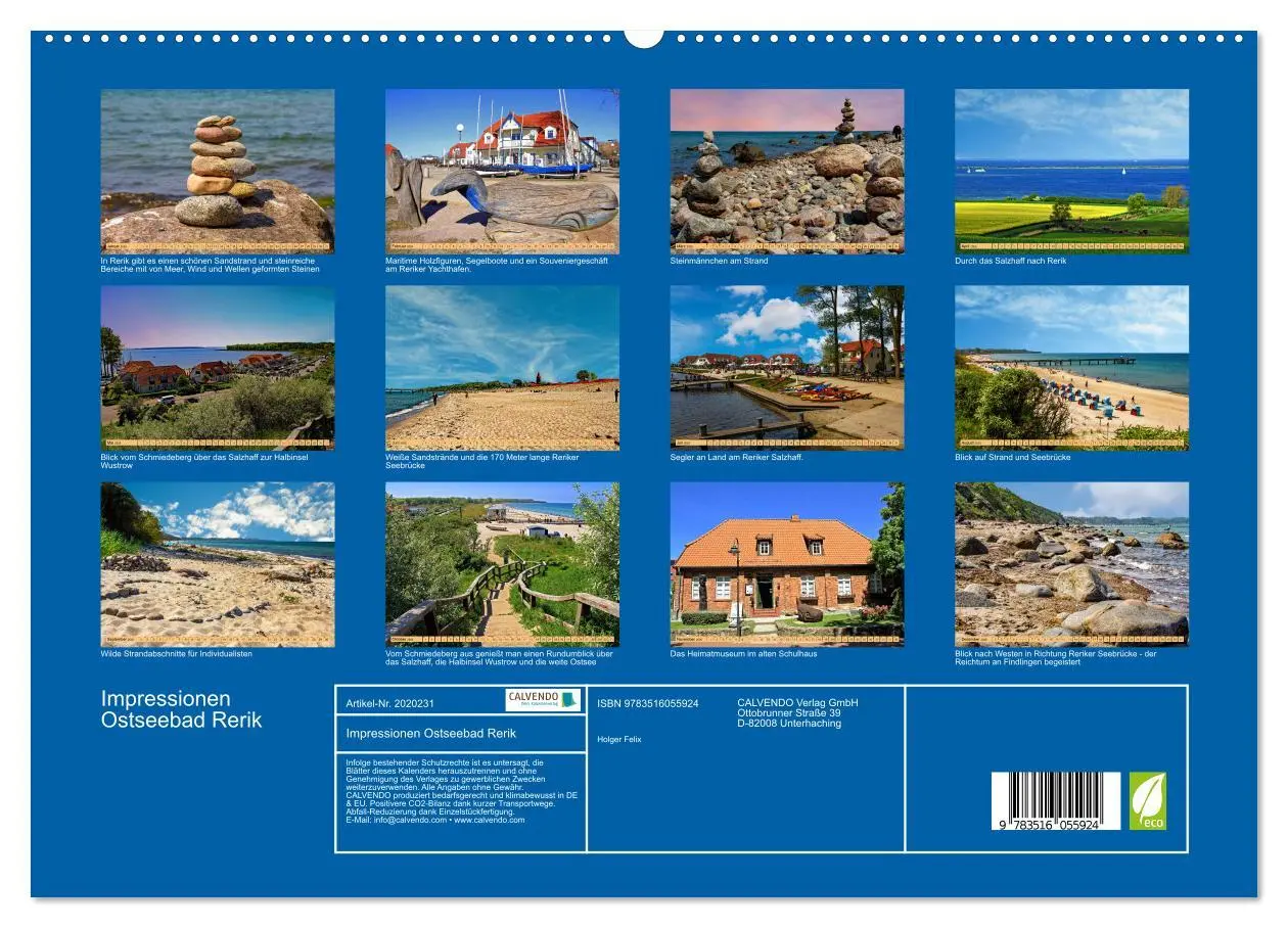 Bild: 9783516055924 | Impressionen Ostseebad Rerik (hochwertiger Premium Wandkalender...