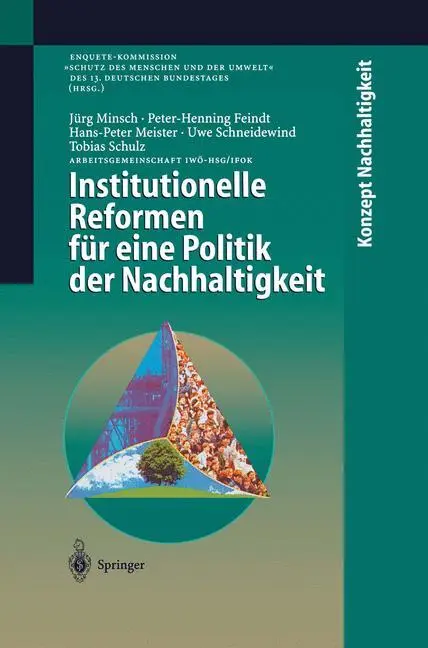 Cover: 9783540645924 | Institutionelle Reformen für eine Politik der Nachhaltigkeit | Buch