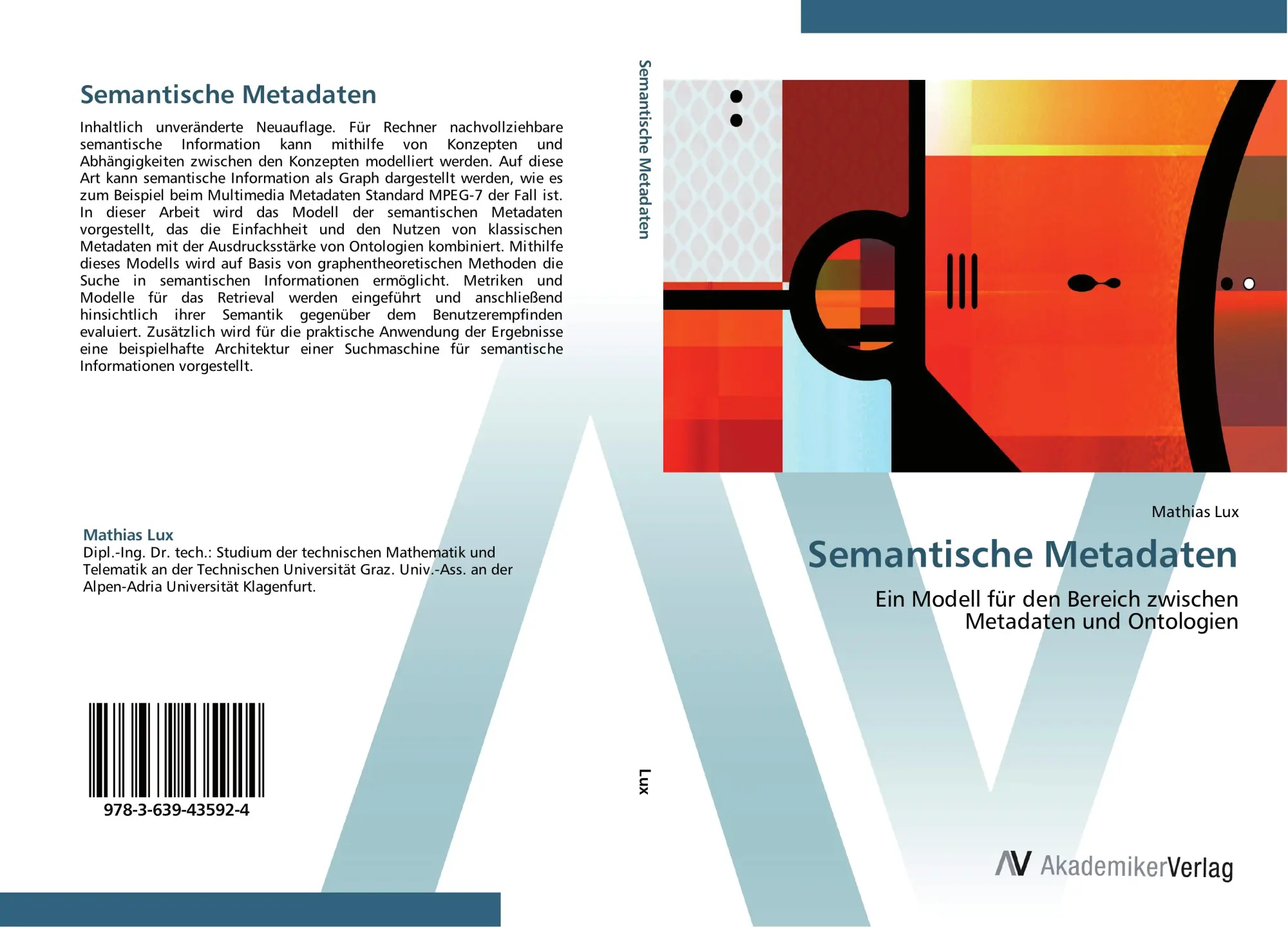 Cover: 9783639435924 | Semantische Metadaten | Mathias Lux | Taschenbuch | Paperback | 156 S.