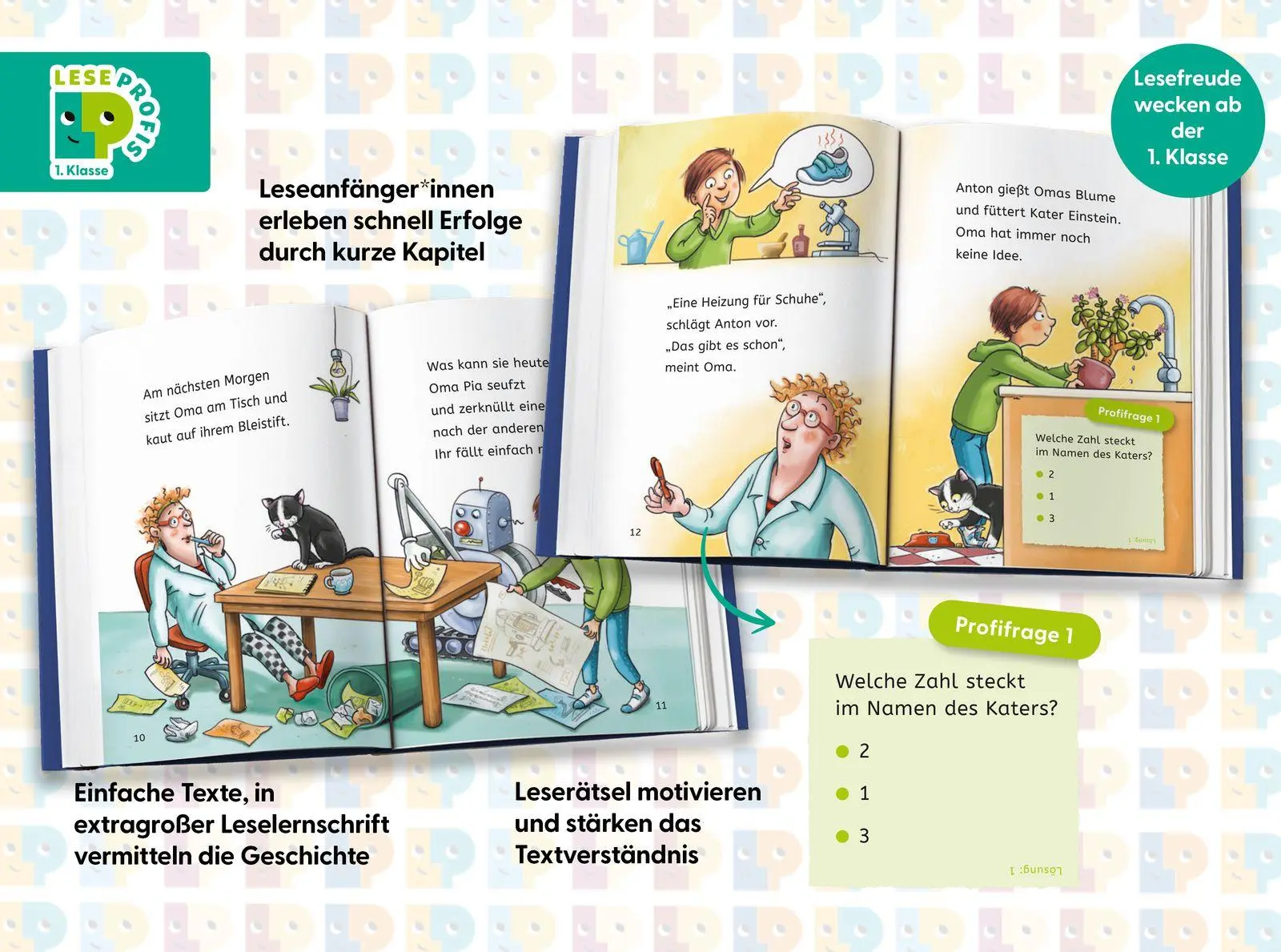 Bild: 9783737375924 | Leseprofis - Die total verrückte Schrumpf-Maschine, 1. Klasse | Buch