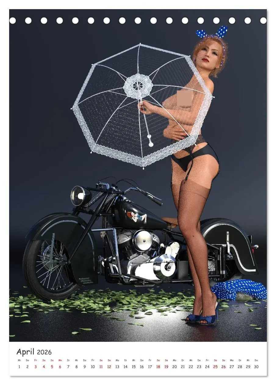 Bild: 9783516256024 | Sexy Bunnys und heiße Öfen (Tischkalender 2026 DIN A5 hoch),...