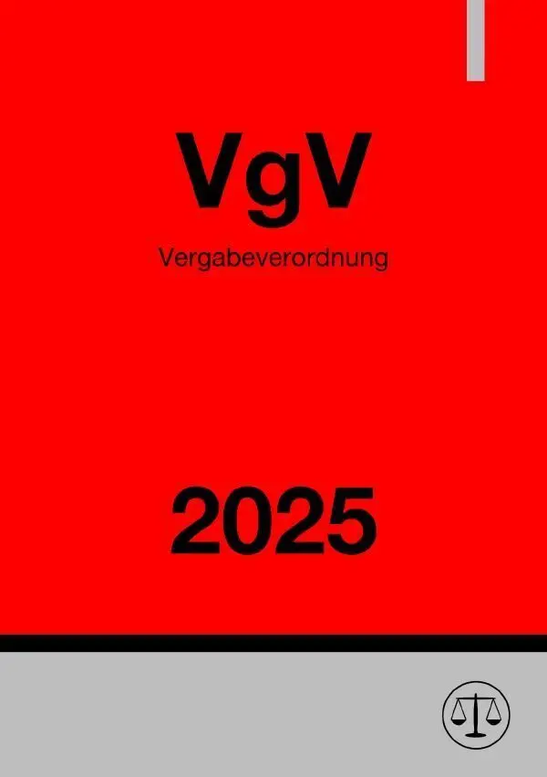 Cover: 9783818756024 | Vergabeverordnung - VgV 2025 | Ronny Studier | Taschenbuch | 72 S.