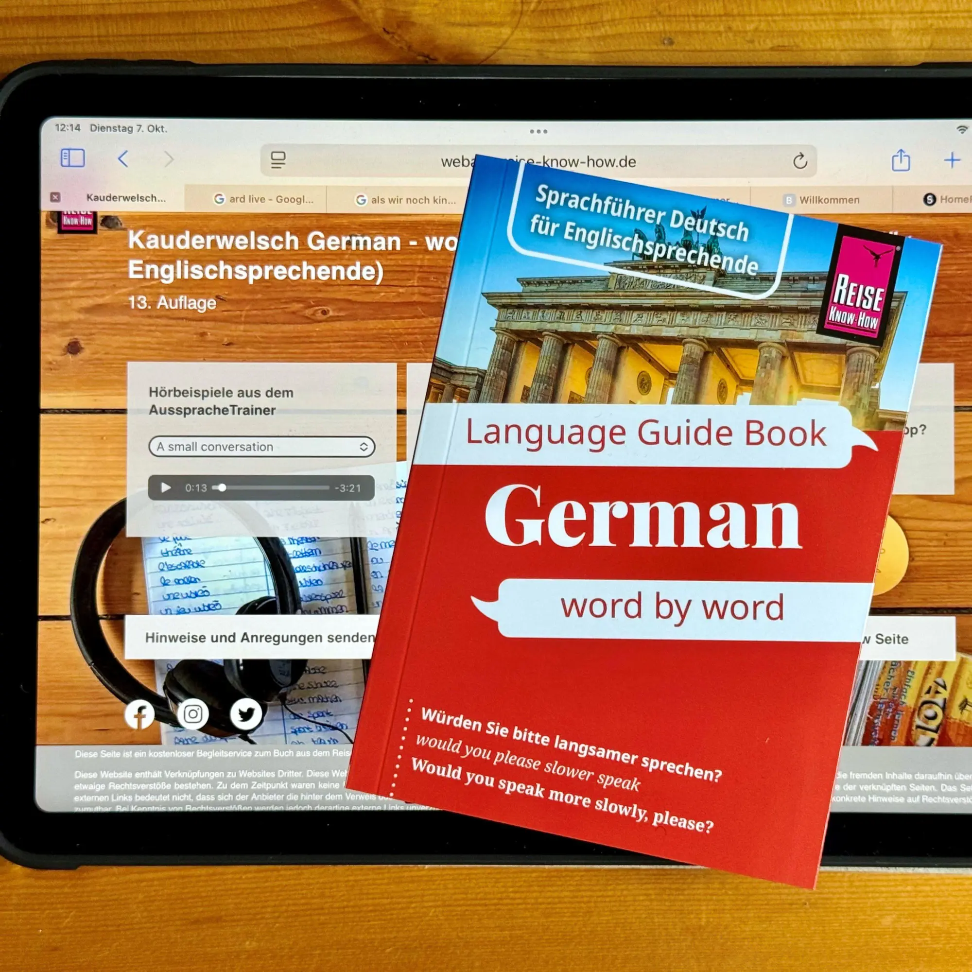 Bild: 9783831766024 | Reise Know-How Language Guide Book German - word by word | Taschenbuch