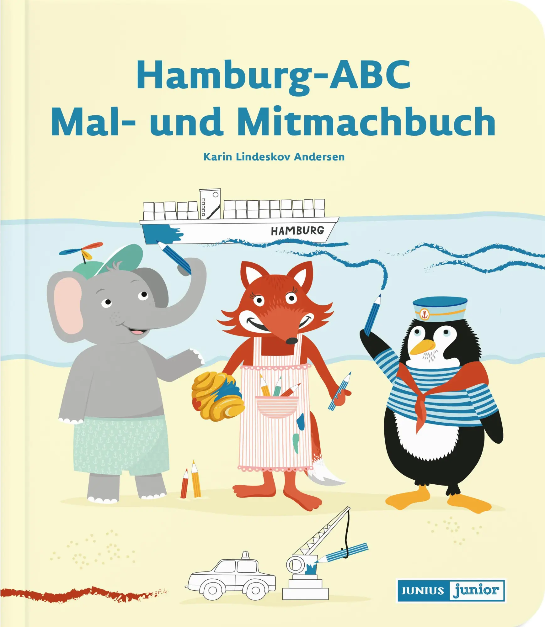 Cover: 9783960606024 | Hamburg-ABC: Mal- und Mitmachbuch | Karin Lindeskov Andersen | Buch