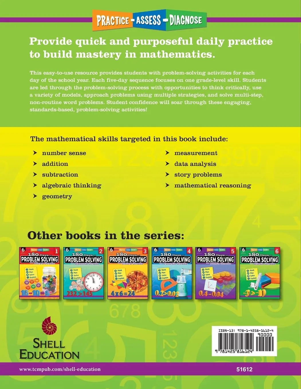 Rückseite: 9781425816124 | 180 Days of Problem Solving for Kindergarten | Jessica Hathaway | Buch